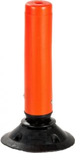 Słupek parkingowy blokujący FLEXPIN | PCV, 46 cm, na stopie, uchylny